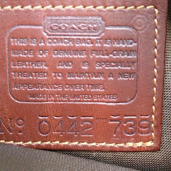 VTG COACH CREAM LEATHER CROSSBODY 9LX11W. - Picture 5 of 11